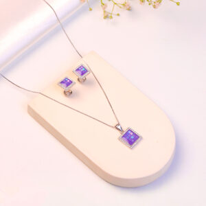 Purple Twilight Silver Set