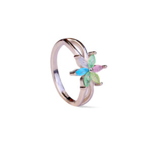 Floral Fantasy Multicolor Ring