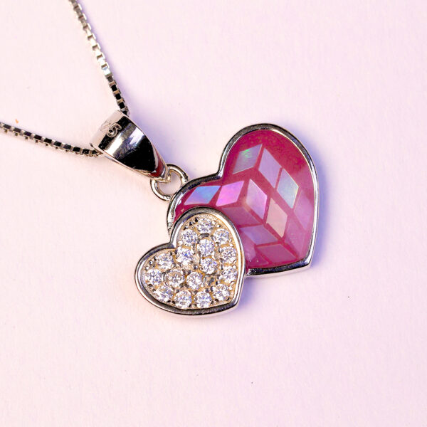 Twinned Love Pendant Set - Image 3