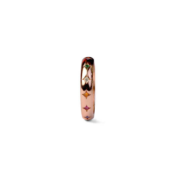 Starlight Rose Silver Ring - Image 2