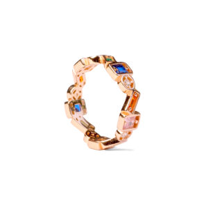 multi‑stone cluster Ring