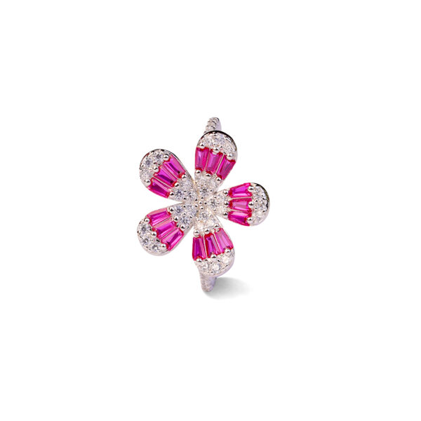 Floral Radiance Pink Ring - Image 2