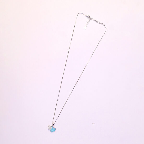 Blue Heart Duo Jewelry Set - Image 2
