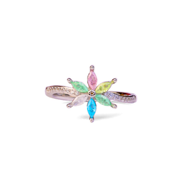 Rainbow Blossom Ring - Image 2