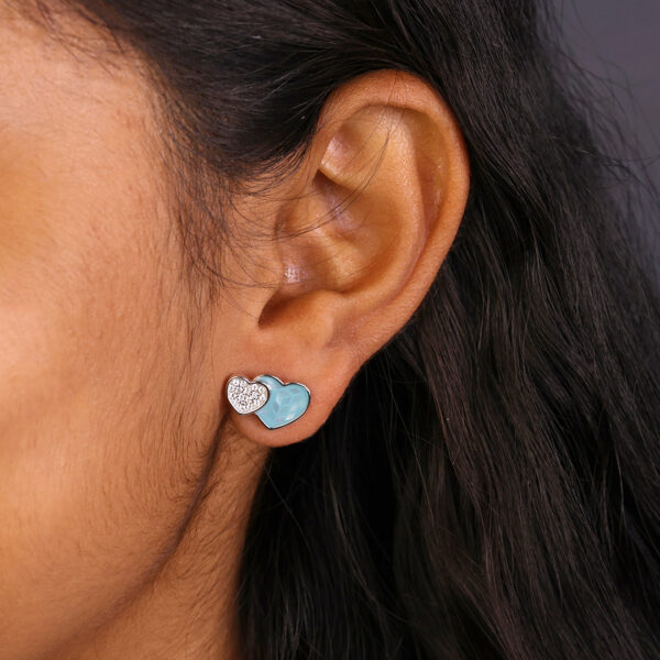 Blue Heart Duo Jewelry Set - Image 7