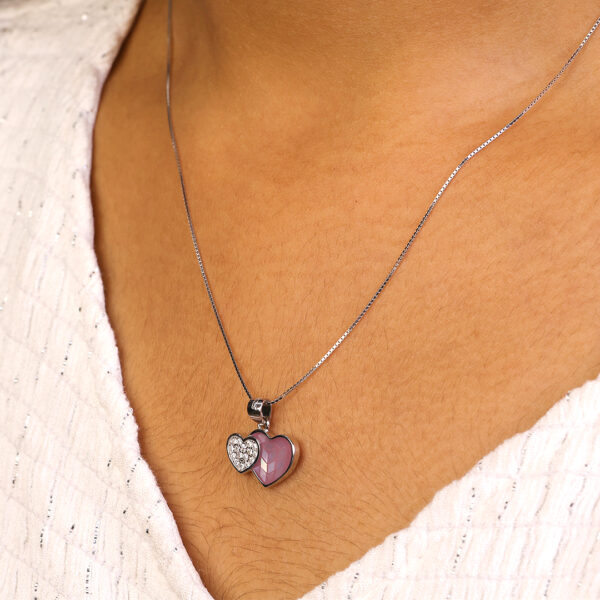 Twinned Love Pendant Set - Image 4