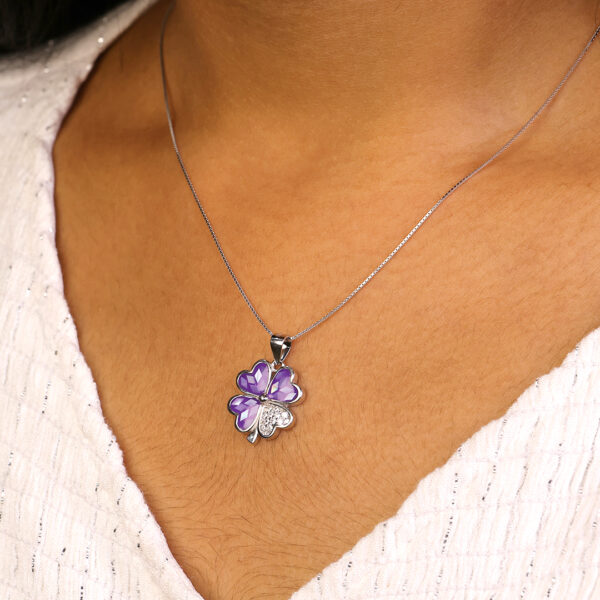 "Violet Charm Jewelry Set" - Image 4