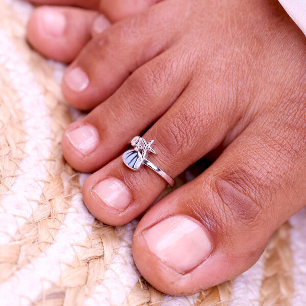 Sea Charm Toe Ring - Image 2