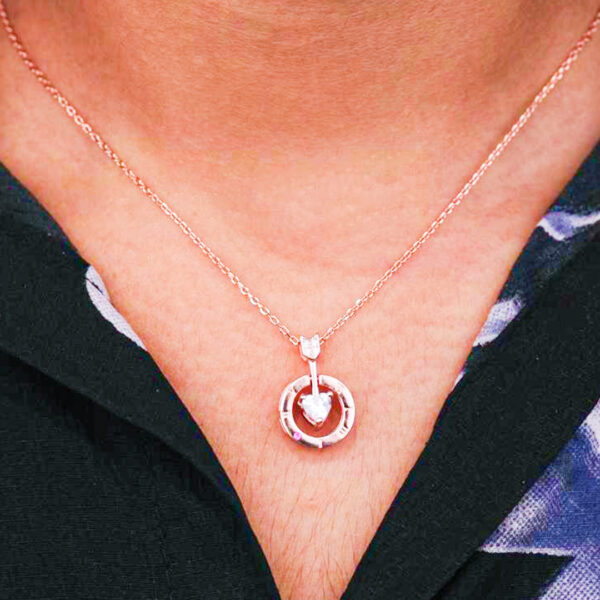 Cupid’s Heart Reversible Pendant - Image 2