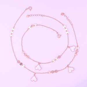 Dancing Hearts Anklet