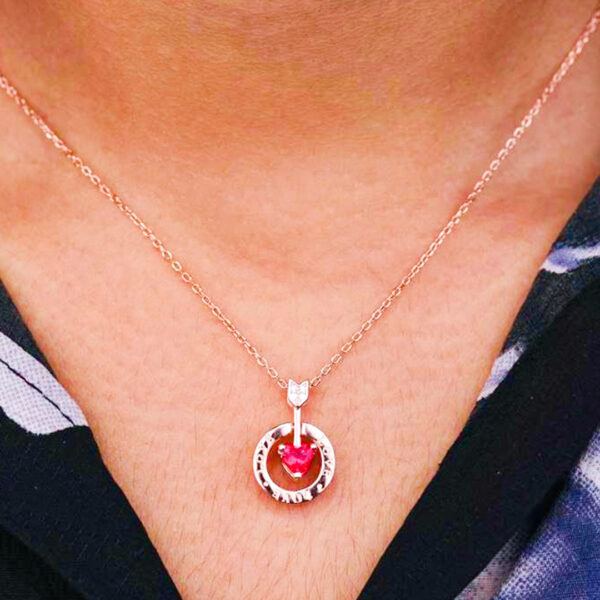 Cupid’s Heart Reversible Pendant