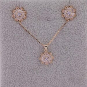 Radiant Bloom Pendant Set