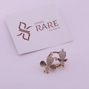 Golden Blossom Saree Pin