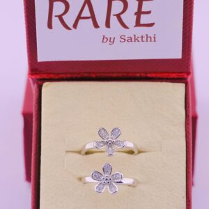 Dewdrop Blossom Toe Ring