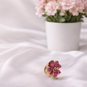 Blossom Ruby Brooch