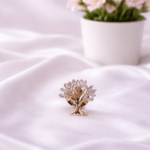Crystal Blossom Tree Brooch