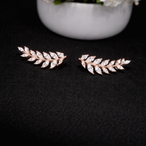 Rose Vine Leaf Earcuff