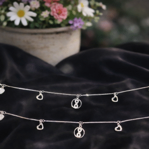 Infinity Hearts Anklet