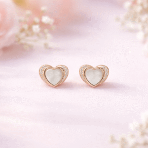 Radiant Love Heart Earrings
