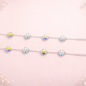 Little Ladybug Charm Anklet