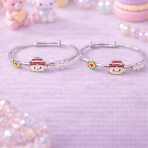 Cute Boy Charm Baby Bangle