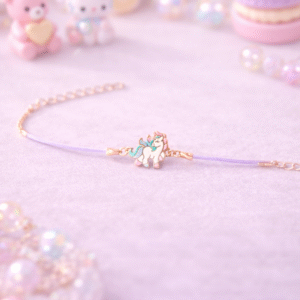 Cute Unicorn Charm Kids Bracelet