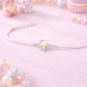 Cute Kitty Charm Kids Bracelet