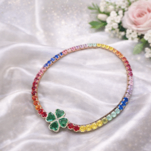Emerald Clover Bracelet