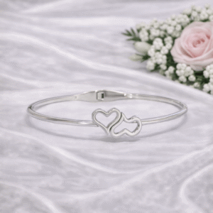 Twin Love Heart Bracelet